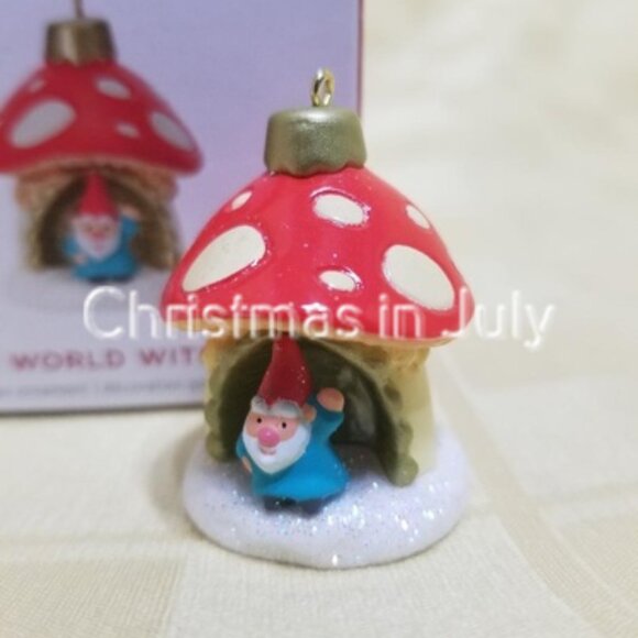 Hallmark 2024 A World Within Gnome miniature series Christmas Ornament - Picture 1 of 2